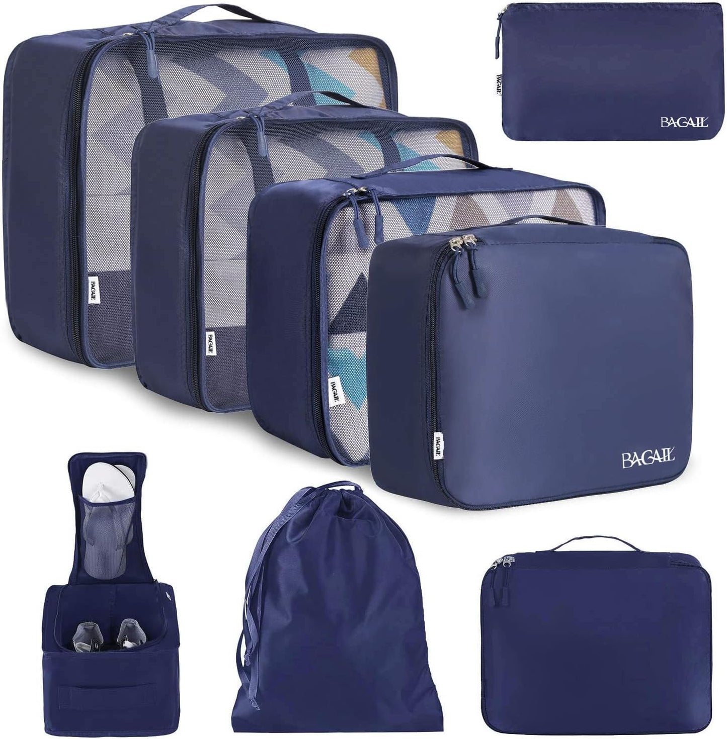 8-Piece Travel Packing Cubes