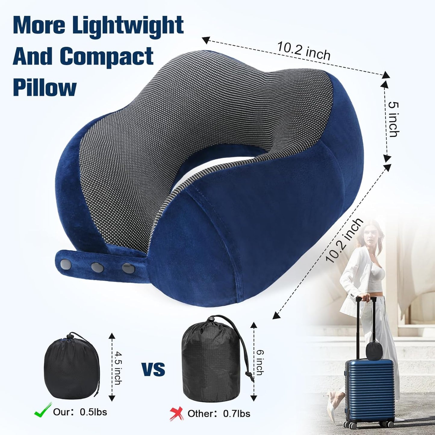 Adjustable Travel Neck Pillow