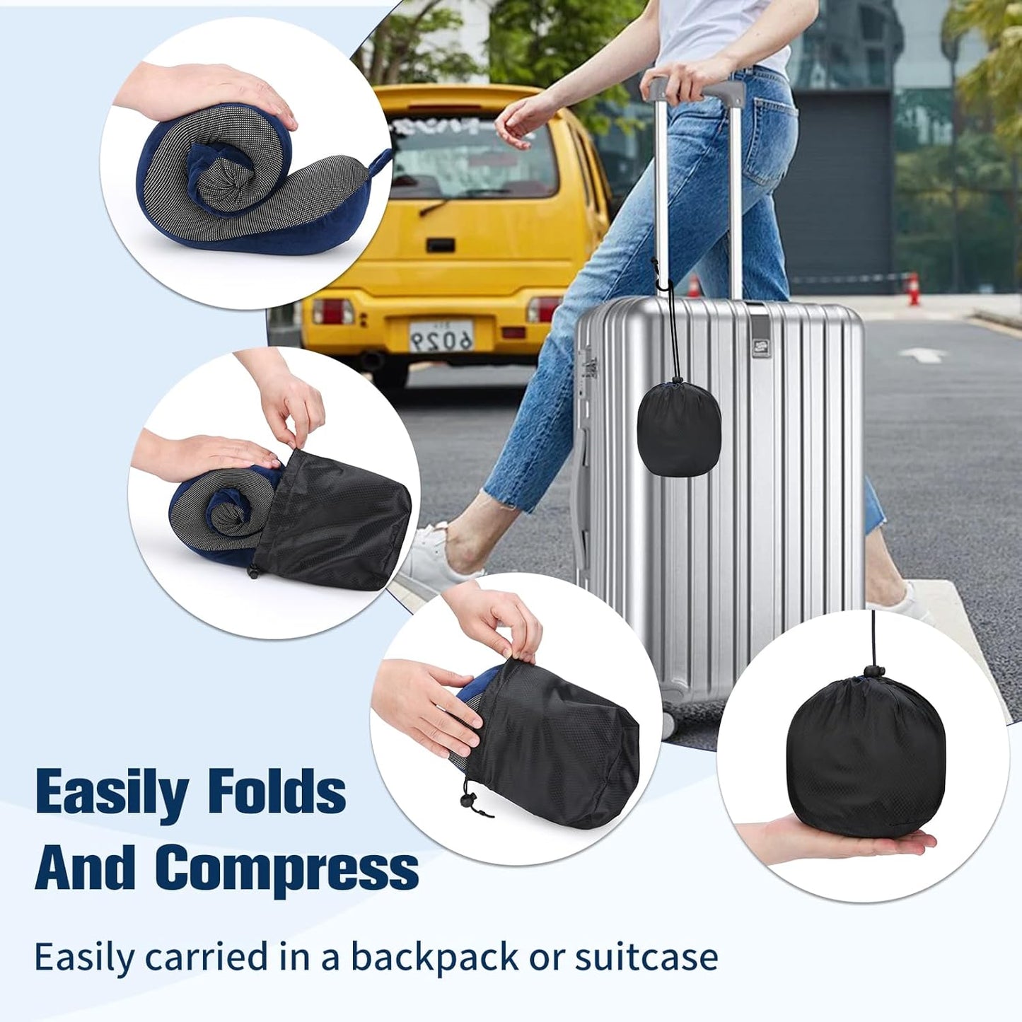 Adjustable Travel Neck Pillow