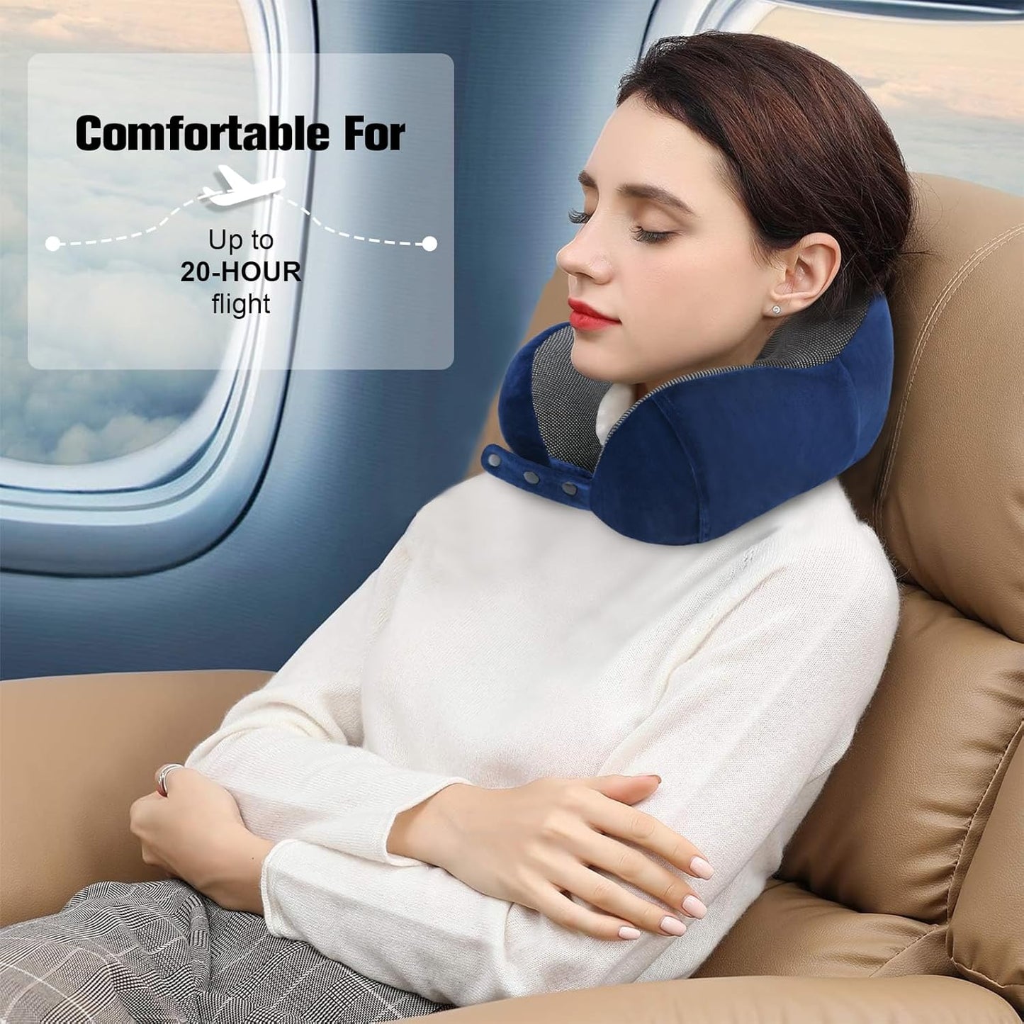 Adjustable Travel Neck Pillow