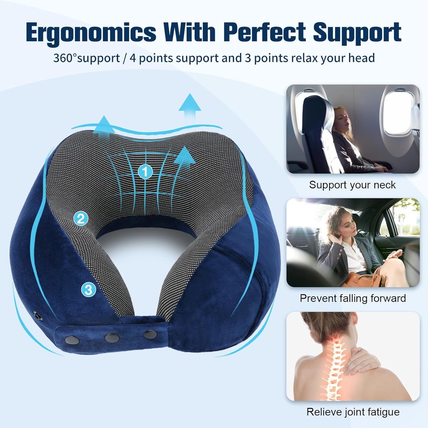 Adjustable Travel Neck Pillow