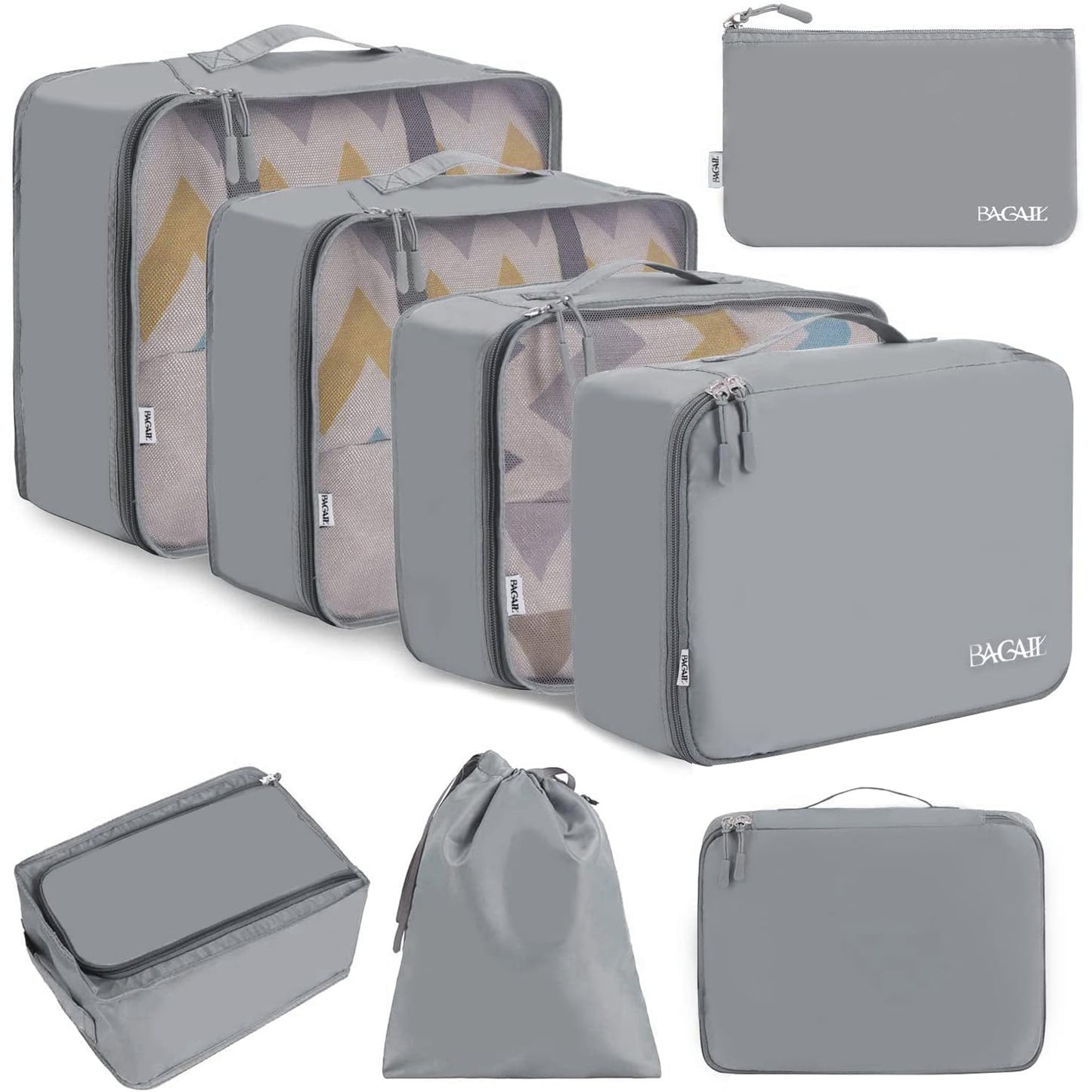 8-Piece Travel Packing Cubes