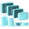 8pcs/Set Bright blue