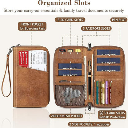 Family Travel Wallet